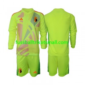 Fußballtrikots Belgien Torwart Kinder EURO 2024 Langarm Auswärts-trikot kaufen
